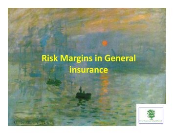 Risk Margins in General