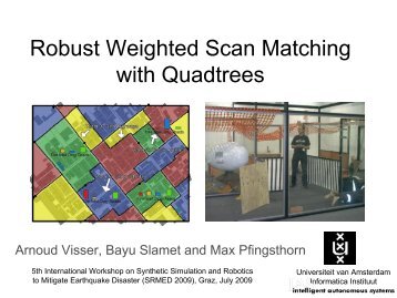 Robust Weighted Scan Matching with Quadtrees