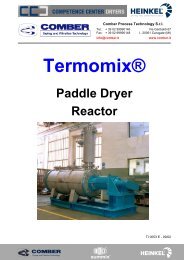 Termomix - Paddle Dryer - HEINKEL Drying & Separation Group