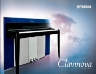 Brochure Yamaha Clavinova CLP F01, aangeboden ... - Clavis Piano's