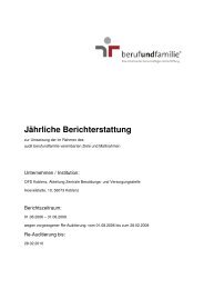 audit berufundfamilie - Zentralen Besoldungs