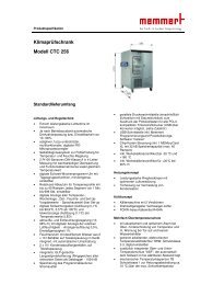 Klimaprüfschrank Modell CTC 256 - Memmert