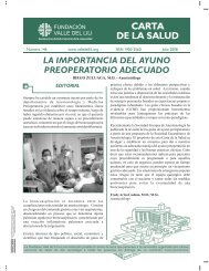 la importancia del ayuno preoperatorio adecuado - Fundacion Valle ...