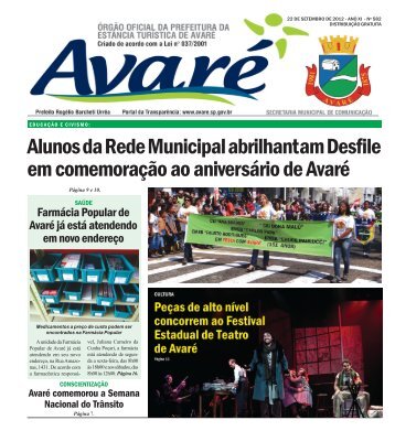 ediÃ§Ã£o 582 - CÃ¢mara Municipal de AvarÃ©