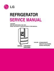 REFRIGERATOR SERVICE MANUAL