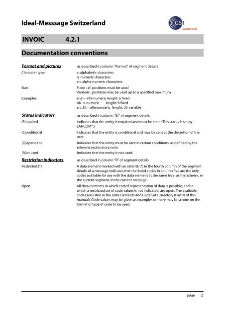 Ideal-Message INVOIC 4.2.1 - GS1