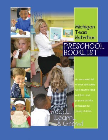 Michigan Team Nutrition Preschool Booklist - State of Michigan