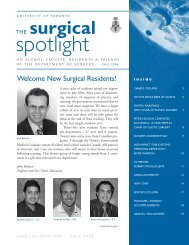 Fall 2006 (PDF) - The Surgical Spotlight