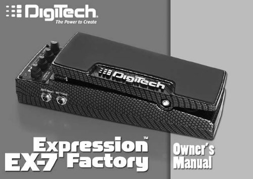 Owner's Manual - Digitech