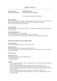 curriculum vitae du professeur Salomon - Service d'Urologie CHU ...