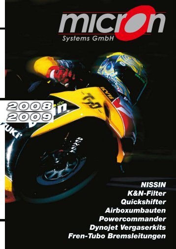 NISSIN K&N-Filter Quickshifter Airboxumbauten Powercommander ...