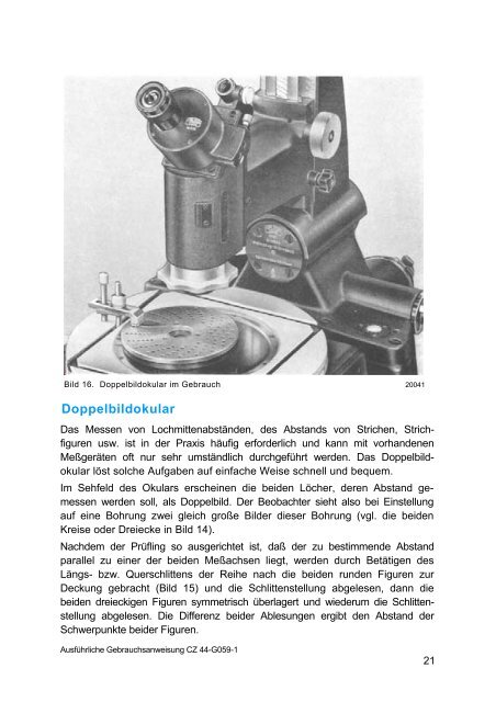 Grosses Werkzeugmikroskop - Optik-Online