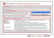 Channel 69 equipment rate card - Audio-Technica