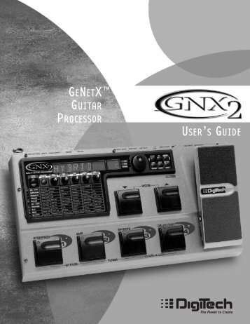 GNX2 Manual - Digitech