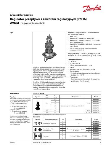 AVQM (PN 16) - Danfoss