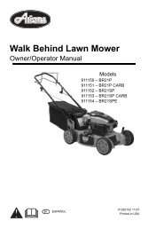 Walk Behind Lawn Mower - Ariens