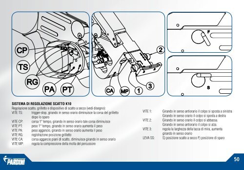 manuale di istruzioni user manual manuel d'instructions ... - Pardini