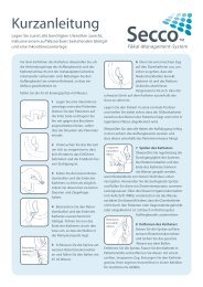 Secco Kurzanleitung - gd medical AG