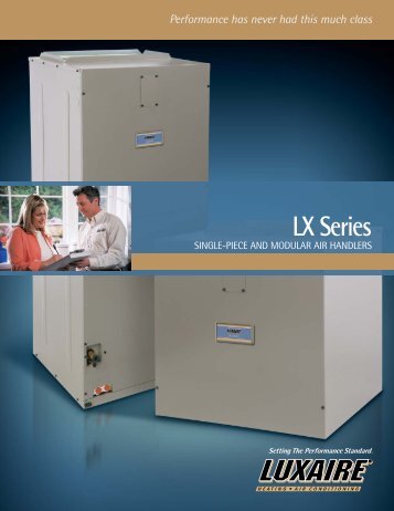LX Series Air Handlers from Luxaire Heating and Air ... - LSKair