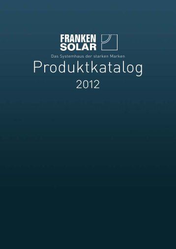 Produktkatalog 2012