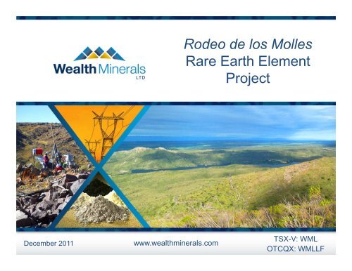 Rodeo de los Molles Rare Earth Element Project - Wealth Minerals ...