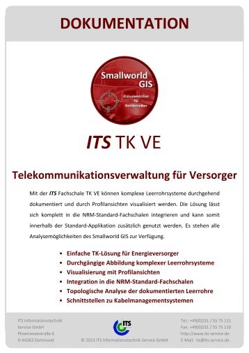 Flyer_ITS_TK VE - ITS Informationstechnik Service GmbH