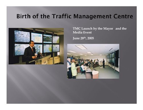 City of Calgary's Traffic Management Centre - (ITS) Canada