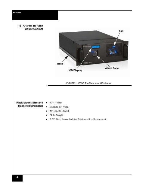 iSTAR Pro 4U Rack Mount Quick Start Installation Guide