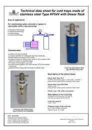 Cold Trap - Cold Finger Type KF54V.cdr - KGW Isotherm