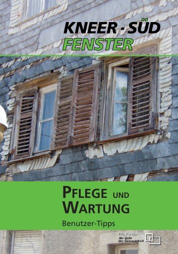 Pflege und Wartung - Kneer GmbH