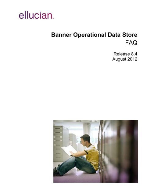 Ellucian Banner Ods Faq