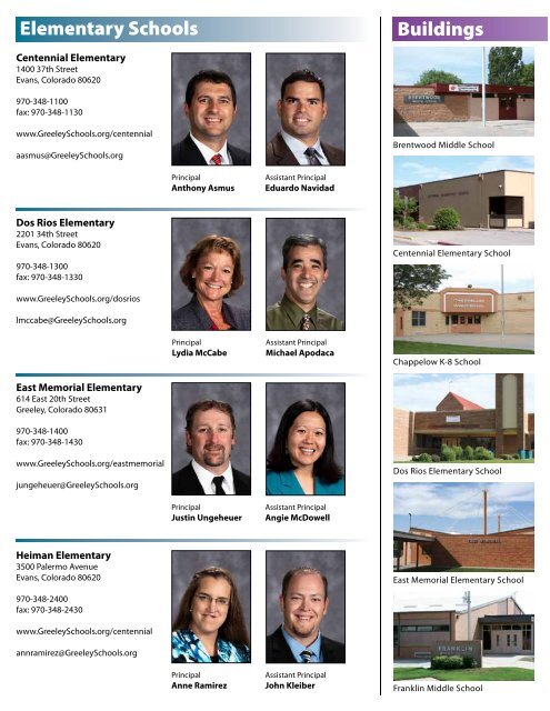 DIRECTORY - Greeley Schools