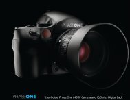 Phase One IQ Digital backs & 645DF Camera Manual - Specular