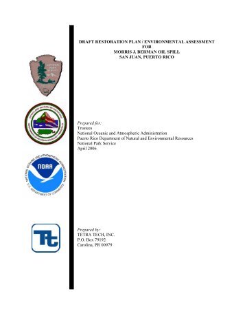 DRAFT RESTORATION PLAN / ENVIRONMENTAL ASSESSMENT ...