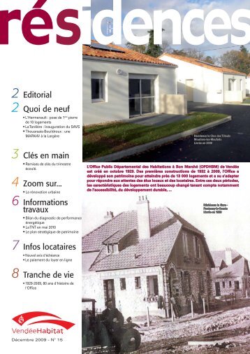 Résidences n°15.pdf - Vendée Habitat