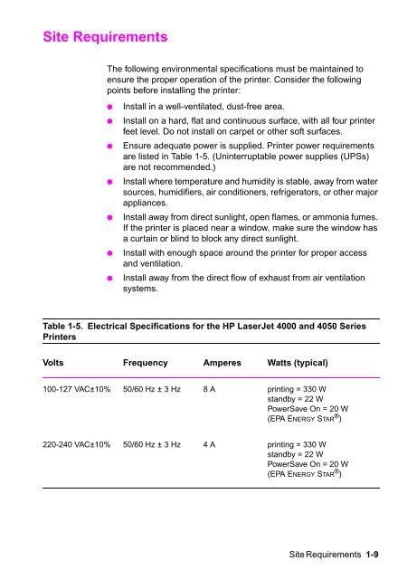 HP LaserJet 4000 and 4050 Series Printers Service Manual