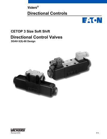 Directional Control Valves Directional Controls