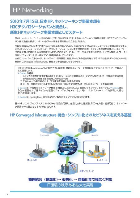 HP Networking è£½å ç·åã«ã¿ã­ã° 2011