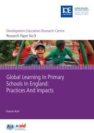 Global Learning In Primary Schools In England ... - Global Footprints