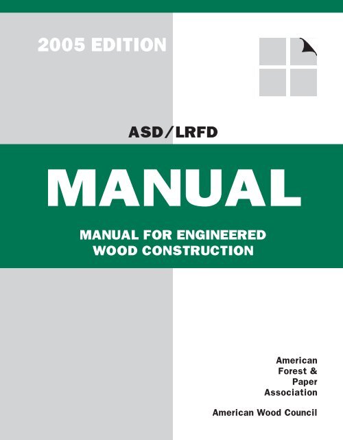 ASD/LRFD Manual - American Wood Council