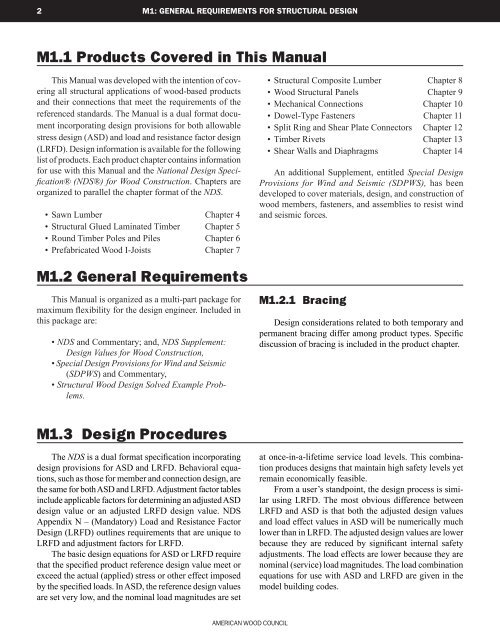 ASD/LRFD Manual - American Wood Council