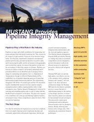 Pipeline Integrity Management - Mustang Engineering Inc.