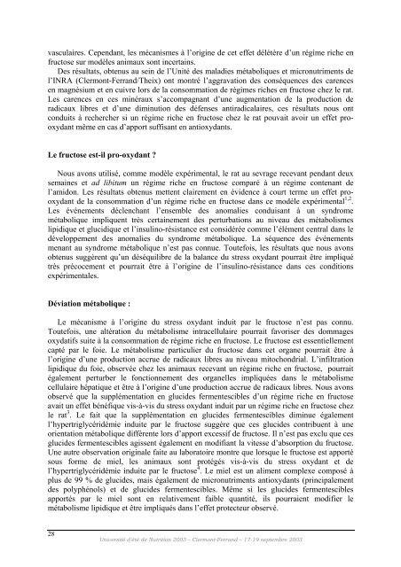 Programme et RÃƒÂ©sumÃƒÂ©s - Inra