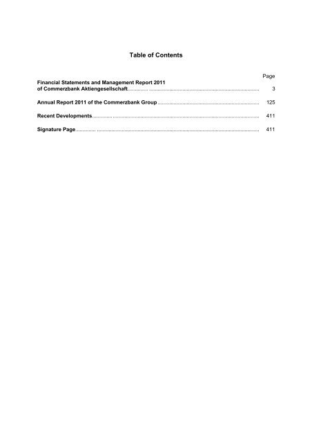 COMMERZBANK AKTIENGESELLSCHAFT