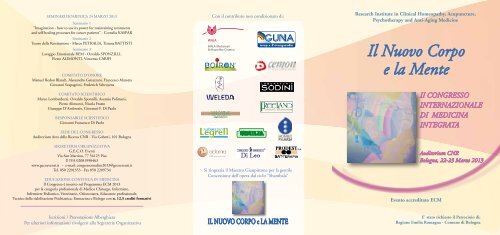 II Congresso Internazionale di Medicina Integrata - (SMB) Italia