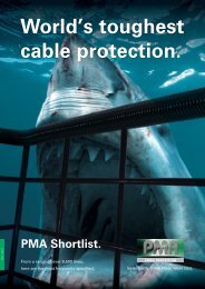 Download PMA Cable Protection PDF - Northern Connectors