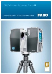 FARO Laser Scanner Focus 3D Brochure - FARO Asia