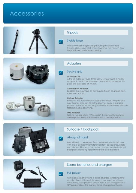 FARO Laser Scanner Focus 3D Brochure - FARO Asia