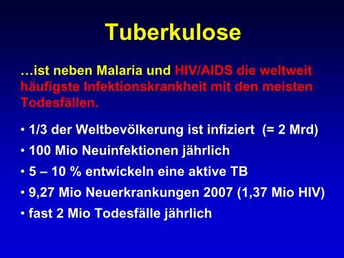 Tuberkulose - Vivantes
