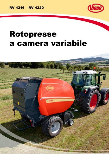 Vicon Rotopresse RV 4200 - Attrezzature Agricole